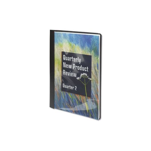 Smead COVER, REP, 8.5X11, .5IN, BK 87453 - main